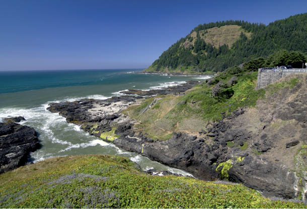 Cooks Chasm with Cape Perpetua in the background Low tide at Seal Rock - photo 13