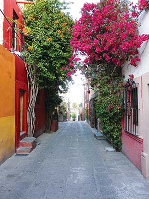 alley in San Miguel El Chorro narrow and colorful streets As evening - photo 5