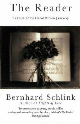 Bernhard Schlink The Reader