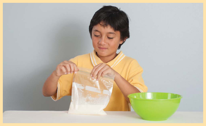 Take the larger plastic bag and fill it about halfway with ice cubes Crushed - photo 9