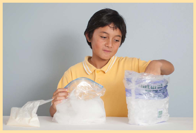 Take the larger plastic bag and fill it about halfway with ice cubes Crushed - photo 10