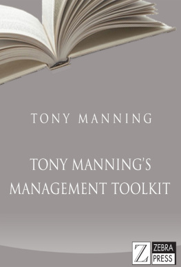 Tony Manning - Tony Mannings Management Toolkit