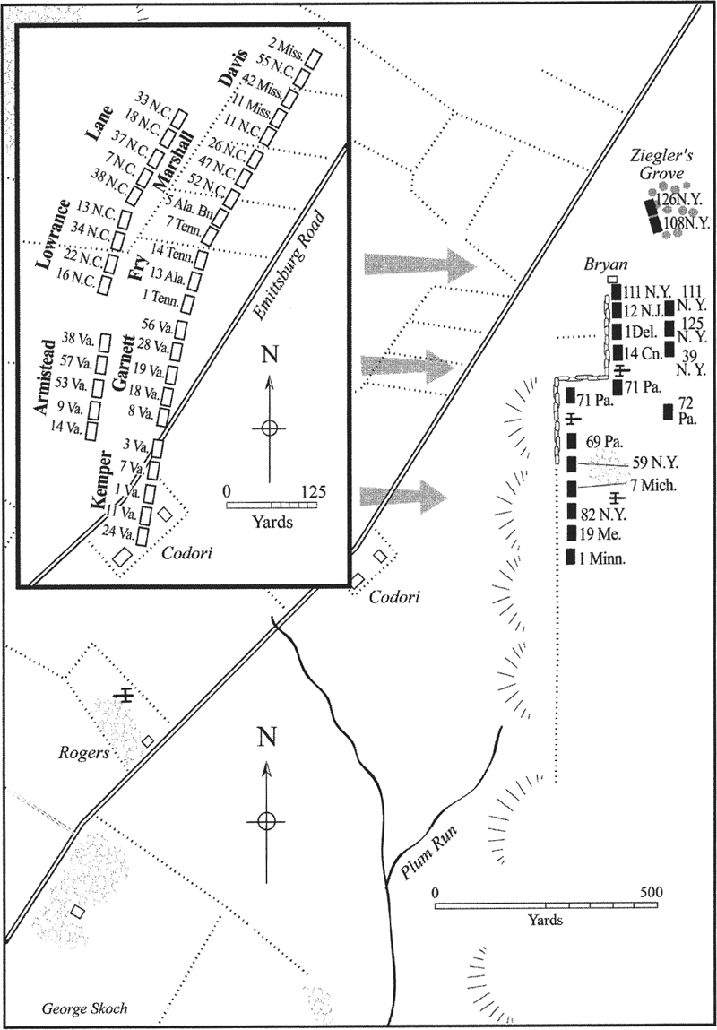 Day 3 The Pickett-Pettigrew-Trimble Charge UNION BRIGADES I CORPS Major - photo 20