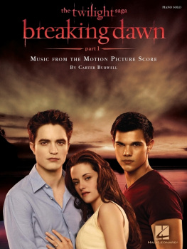 Carter Burwell - Twilight--Breaking Dawn, Part 1 (Songbook): Music from the Motion Picture Score