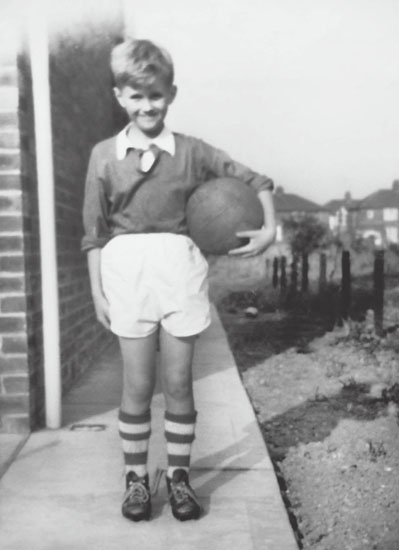 The author in 1950s Manchester United football kit Authors collection P - photo 2