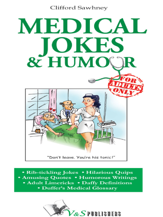 Medical Jokes Humour Rib-tickling Jokes Hilarious Quips Amusing Quotes Humorous Writings Adult Limericks Daffy Definitions Duffers Medical Glossary - image 1