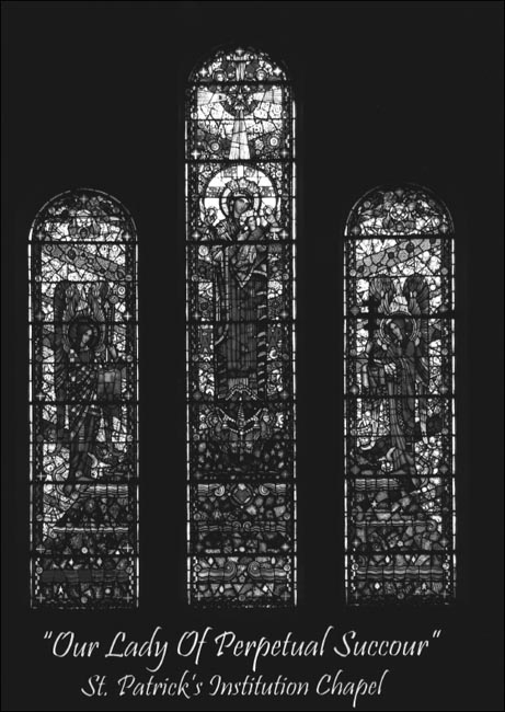 Stained-glass windows by artist Harry Clarke in the chapel at St Patricks - photo 12