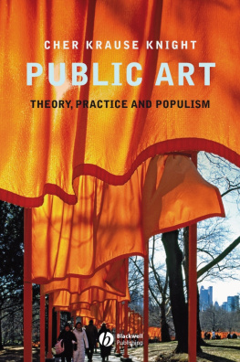 Cher Krause Knight Public Art: Theory, Practice and Populism