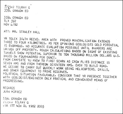 Moricz Mining Proposal A Military Junta was in power in 1976 when the - photo 8