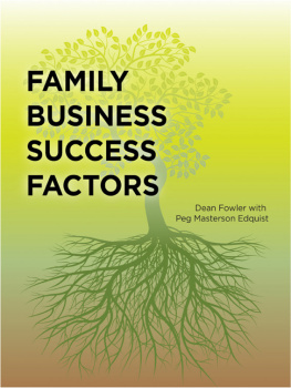 Dean Fowler - Family Business Success Factors