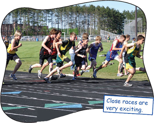 ASK A QUESTION Have you ever watched a track meet at school Runners win a - photo 16