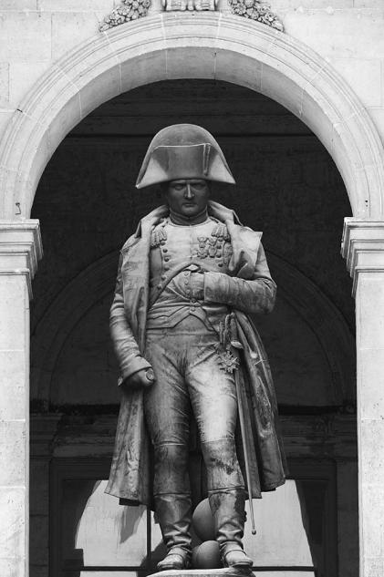 Napoleon statue 1833 in the balcony of Les Invalides Paris France by - photo 1