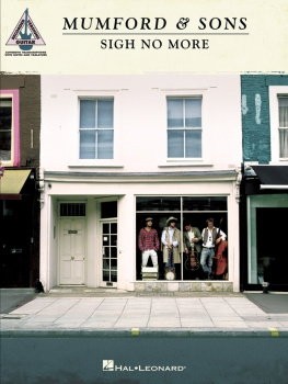 Mumford - Mumford & Sons--Sigh No More (Songbook)