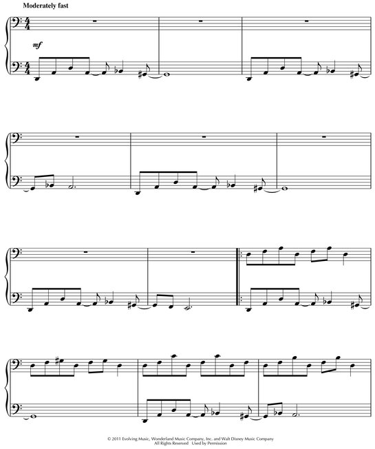 The Pirates of the Caribbean--On Stranger Tides Songbook Piano Solo - photo 23