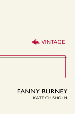 Kate Chisholm Fanny Burney: Her Life