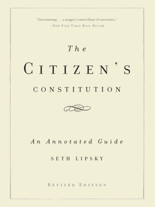 The Citizens Constitution An Annotated Guide - image 1