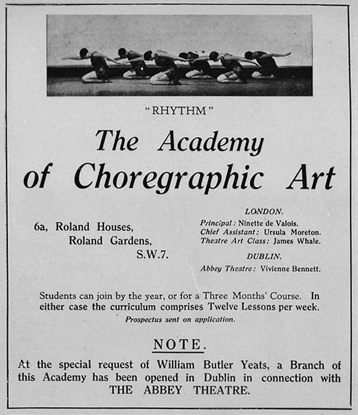 ABOVE The Academy of Choreographic Art advertisement from the Dancing Times - photo 2