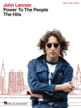 John Lennon - John Lennon--Power to the People: The Hits (Songbook)