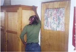 This is the wardrobe that concealed the bathroom door and saved our lives - photo 18