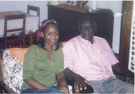 Here I am with Pastor Murinzi ten years after the genocide Damascenes - photo 19