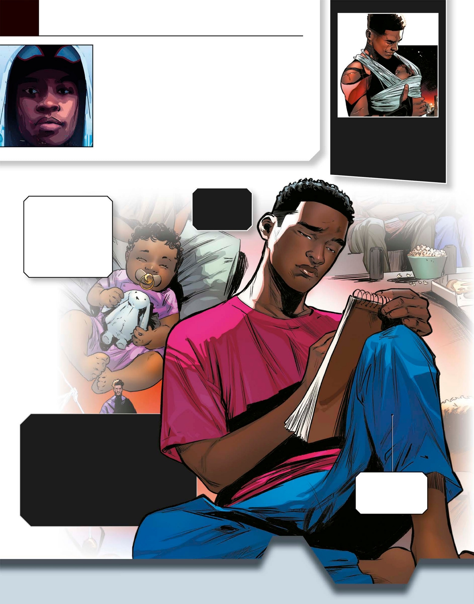 MILES MORALES Miles Morales is a student at the Brooklyn Visions Academy for - photo 7