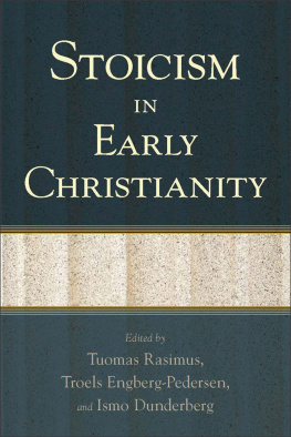 Tuomas Rasimus - Stoicism in Early Christianity