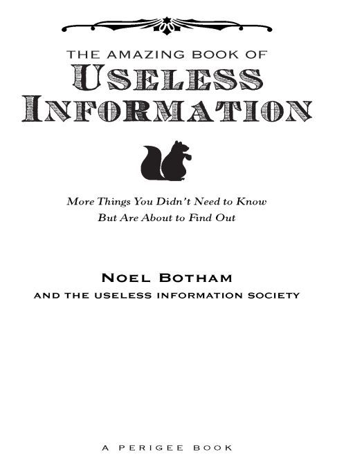 Table of Contents Members of The Useless Information Society C - photo 1