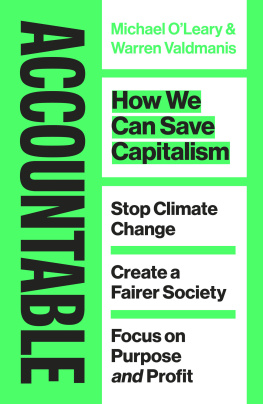 Warren Valdmanis Accountable: How we Can Save Capitalism