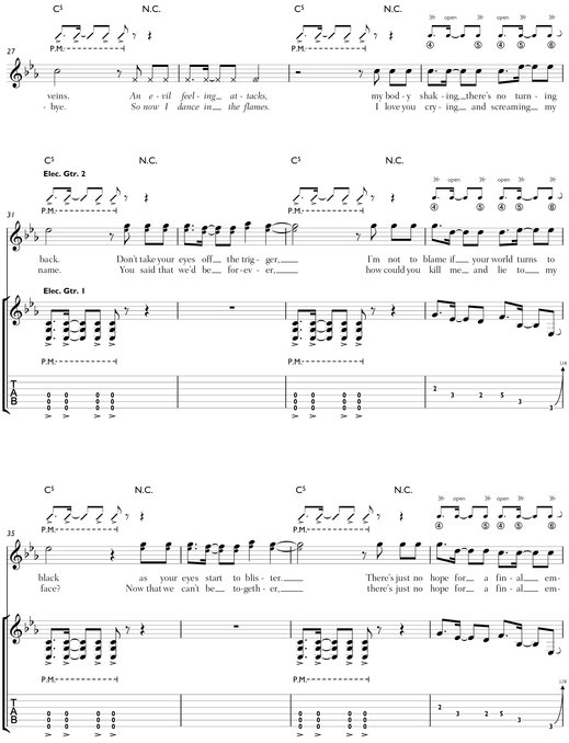 Bullet for My Valentine--Fever Songbook - photo 5