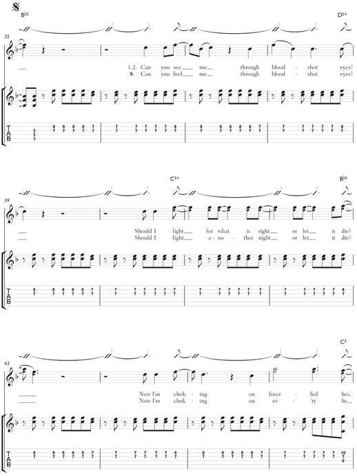 Bullet for My Valentine--Fever Songbook - photo 21