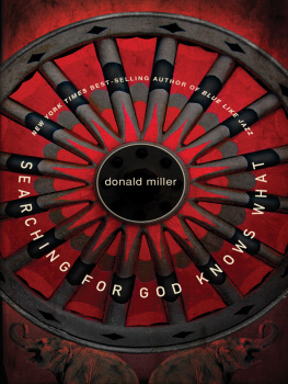 Donald Miller Searching for God Knows What