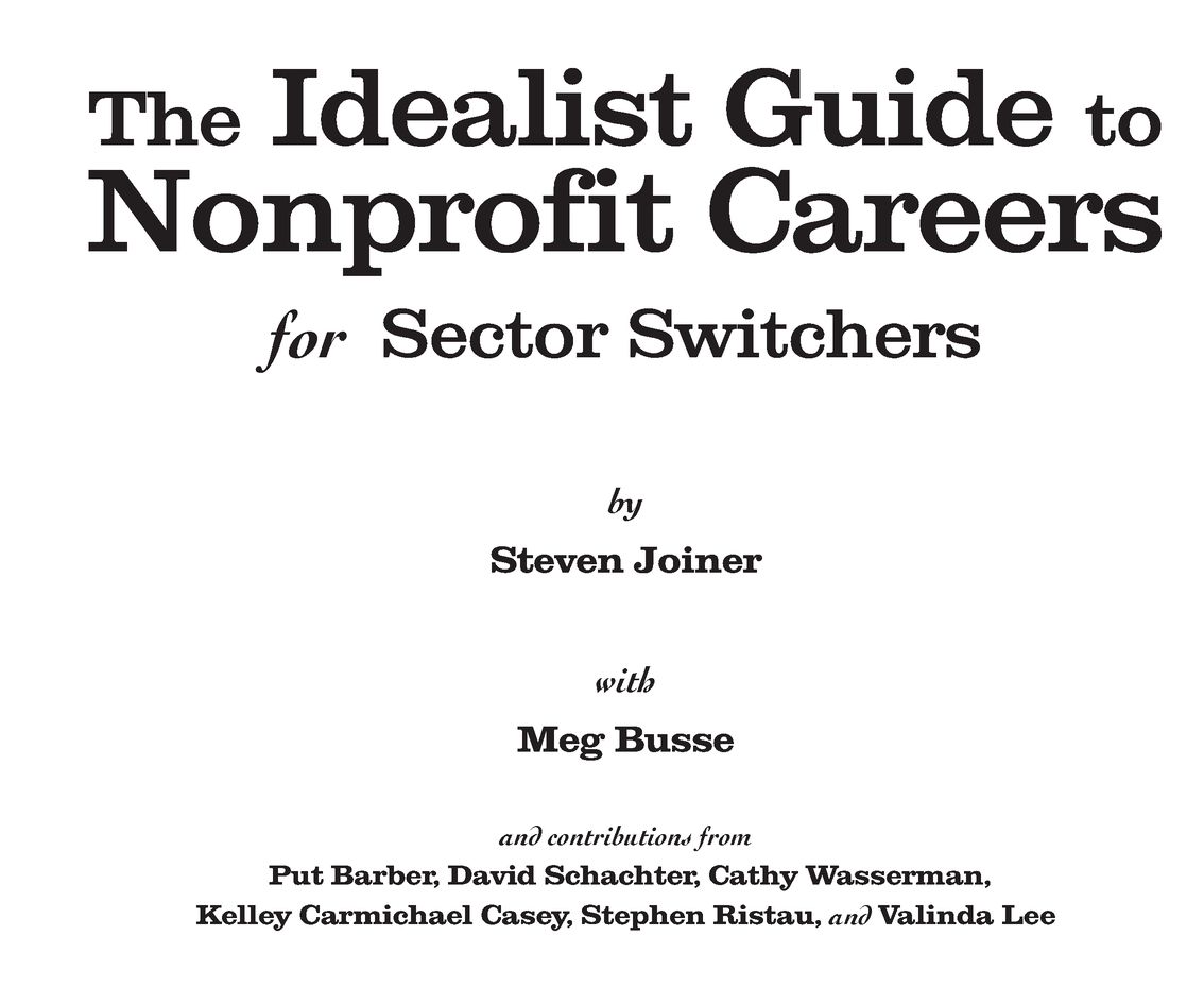 The Idealist Guide to Nonprofit Careers for Sector Switchers - image 2