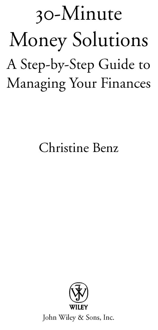 For Greg my comfort and joy Foreword YOUD THINK THAT MANAGING YOUR OWN MONEY - photo 2