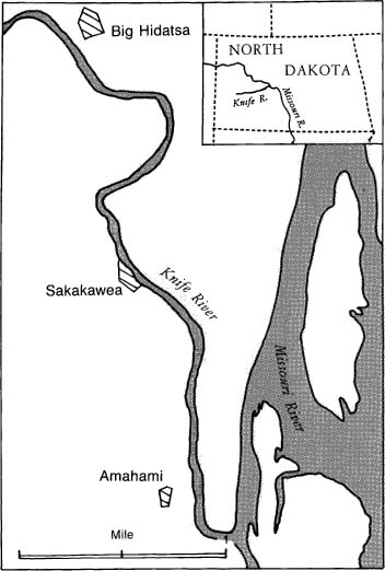 Figure B The three historically documented Hidatsa village sites Buffalo Bird - photo 5