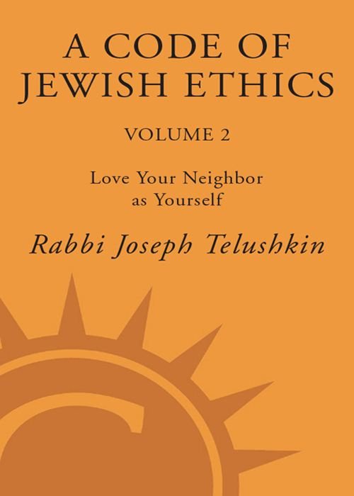 A LSO BY R ABBI J OSEPH T ELUSHKIN NONFICTION The Nine Questions People Ask - photo 1