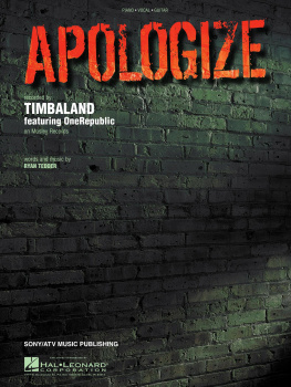 Timbaland - Apologize Sheet Music