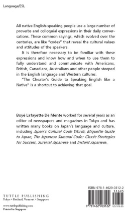 Boye Lafayette De Mente - Cheaters Guide to Speaking English Like a Native