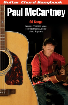 Paul McCartney Paul McCartney: Guitar Chord Songbook