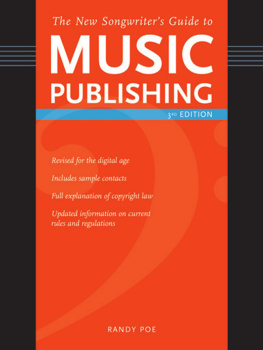 Randy Poe - The New Songwriters Guide to Music Publishing