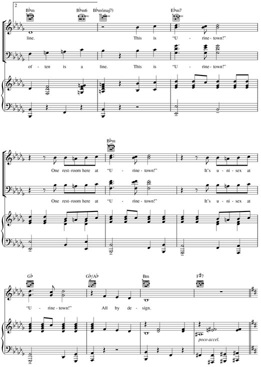 Urinetown Songbook Vocal Selections - photo 5