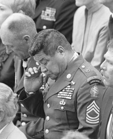 Master Sergeant Roy P Benavidez during funeral ceremonies at Arlington - photo 5