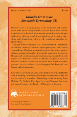 Kenneth Meadows Shamanic Spirit: A Practical Guide to Personal Fulfillment