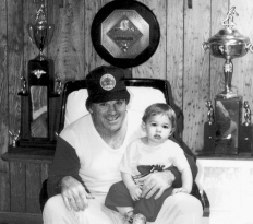 WINTER 1985 Pete holding Tyler in the trophy room Indian Hill estate - photo 21