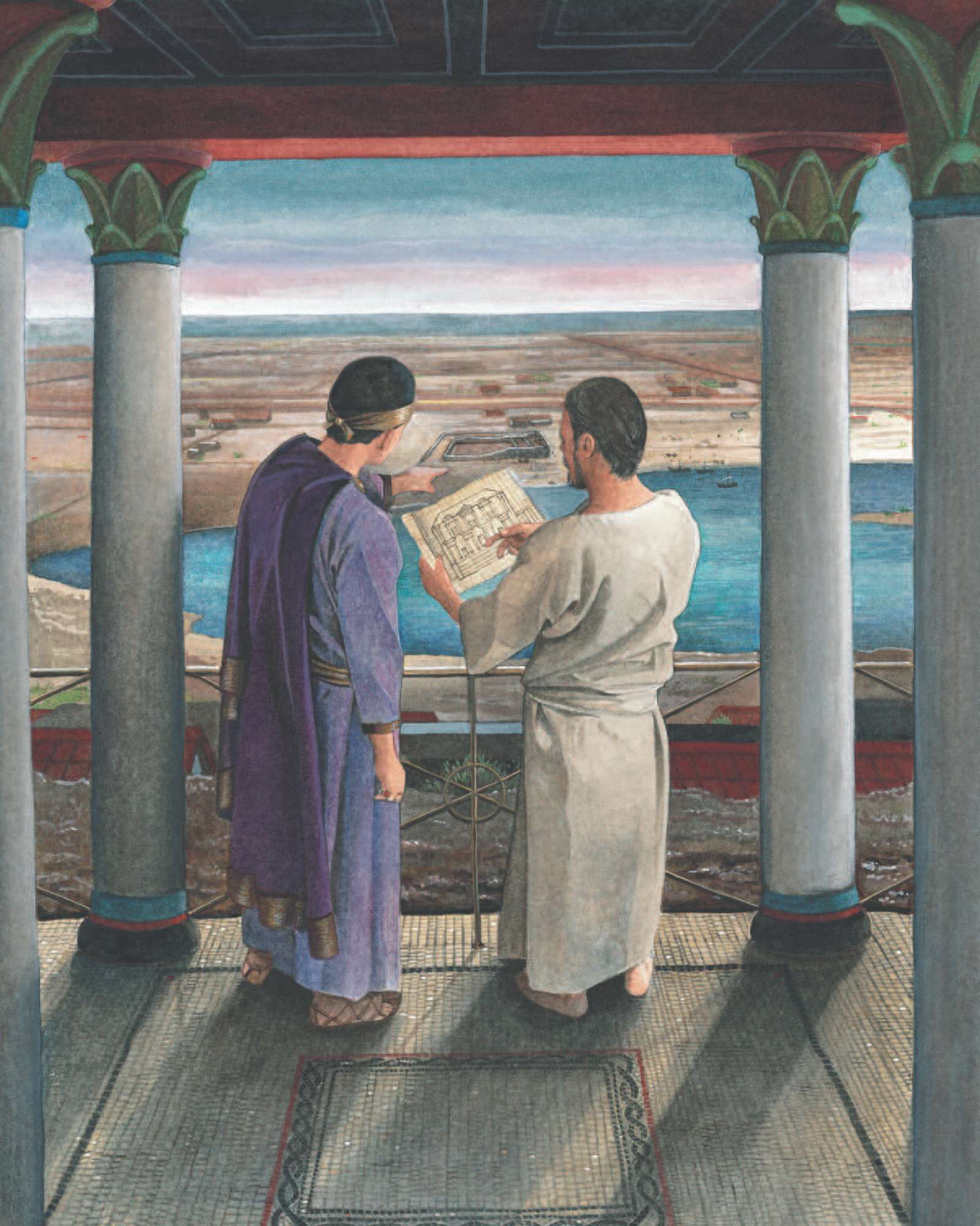 Ptolemy and Demetrius observe the construction of the library Perhaps the - photo 3