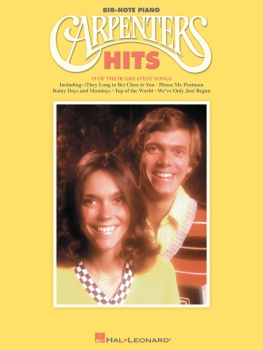 Carpenters - Carpenters Hits (Songbook)