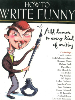 John Kachuba - How to Write Funny