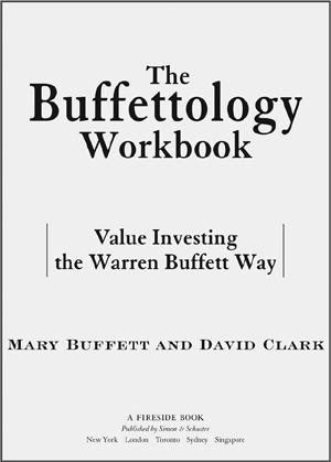 The Buffettology Workbook Value Investing The Warren Buffett Way - image 2