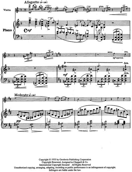 Selections from Porgy and Bess Songbook Violin and Piano - photo 2