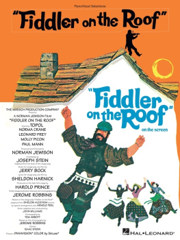 Jerry Bock Fiddler on the Roof (Songbook): Vocal Selections