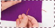 Start by tying a small knot at the end of your thread Push the needle from the - photo 7